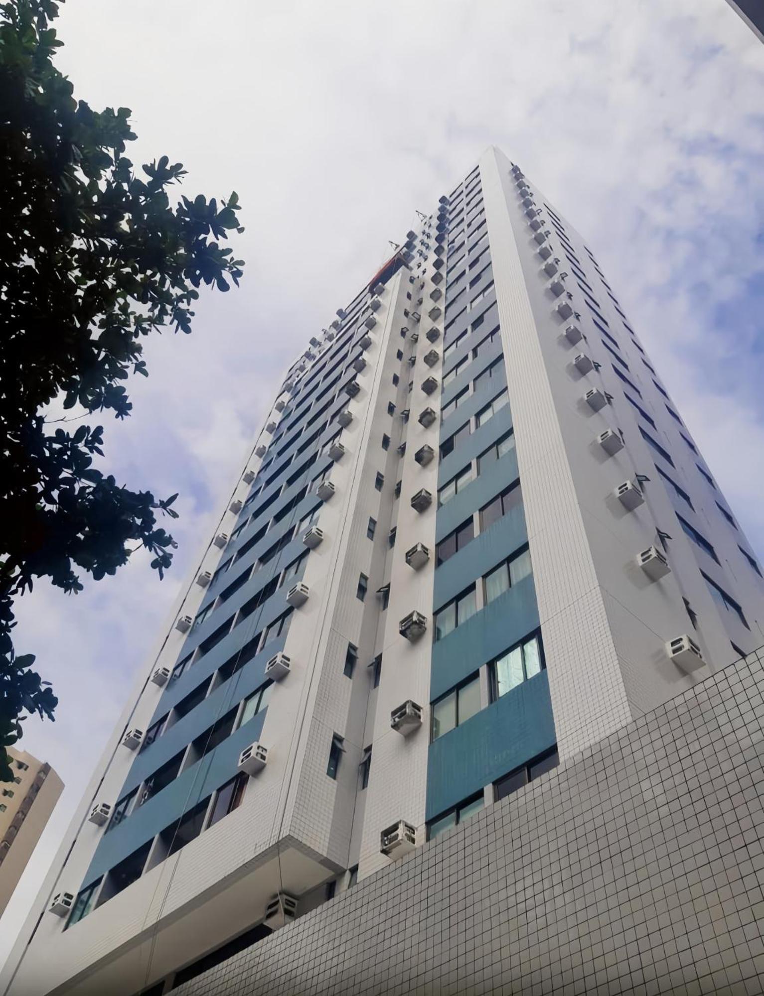 Flat Piscina No Rooftop Aluguel Temporada Em เฮซิเฟ ภายนอก รูปภาพ