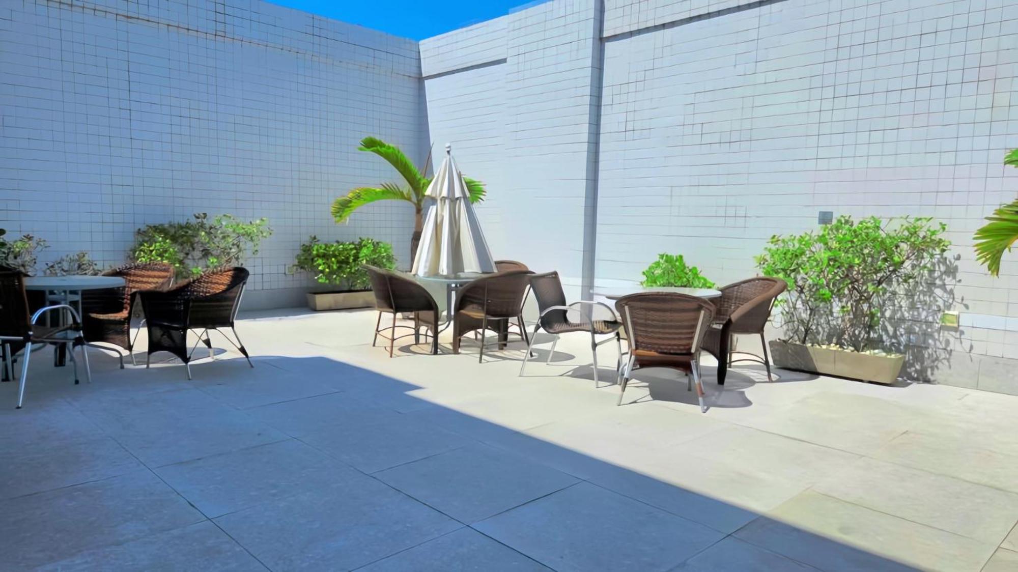 Flat Piscina No Rooftop Aluguel Temporada Em เฮซิเฟ ภายนอก รูปภาพ