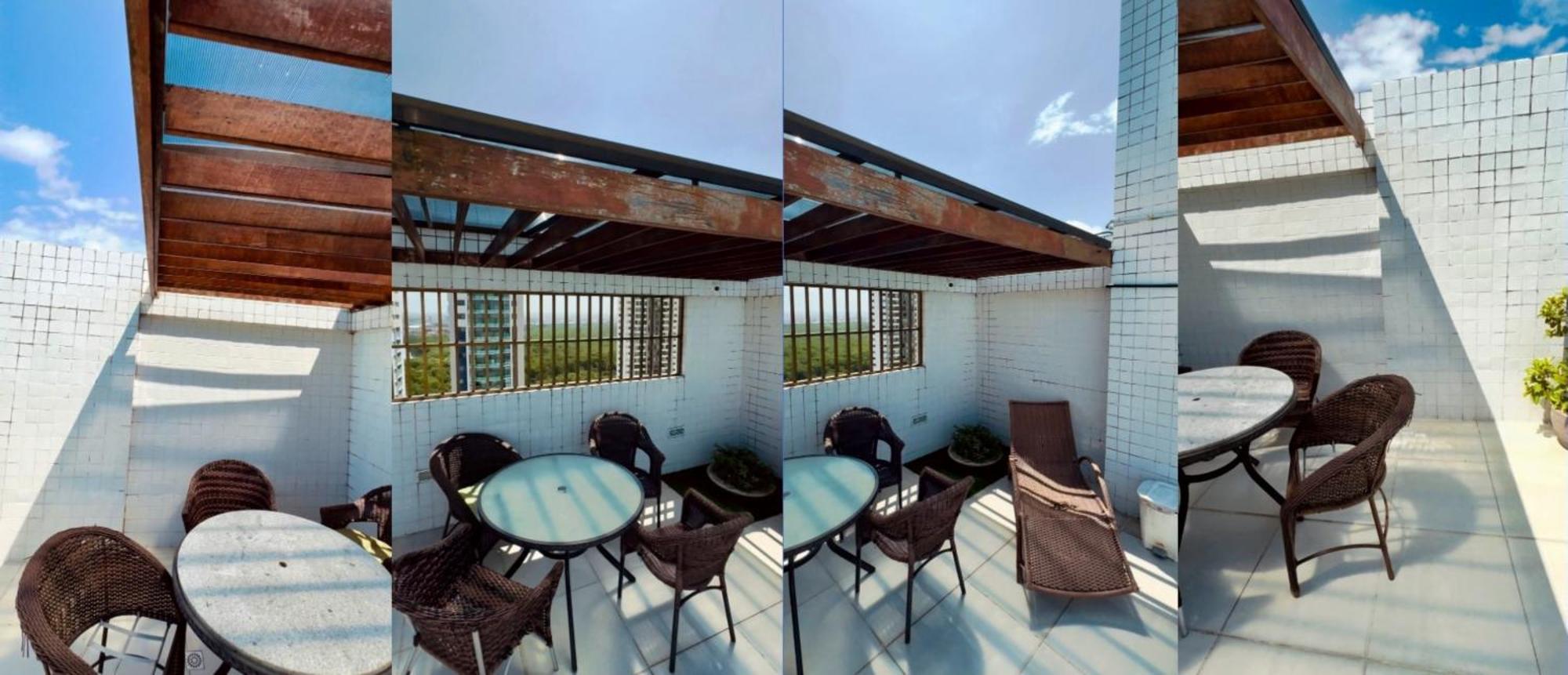 Flat Piscina No Rooftop Aluguel Temporada Em เฮซิเฟ ภายนอก รูปภาพ